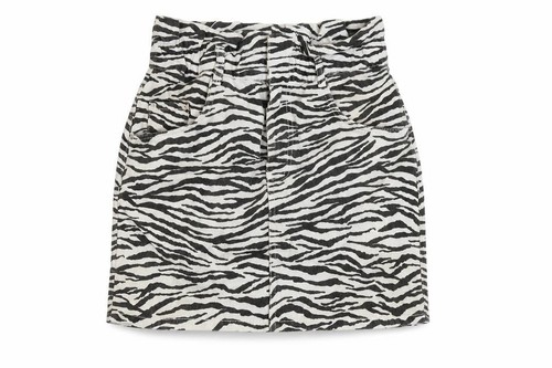 Zara damen linien - rock, s