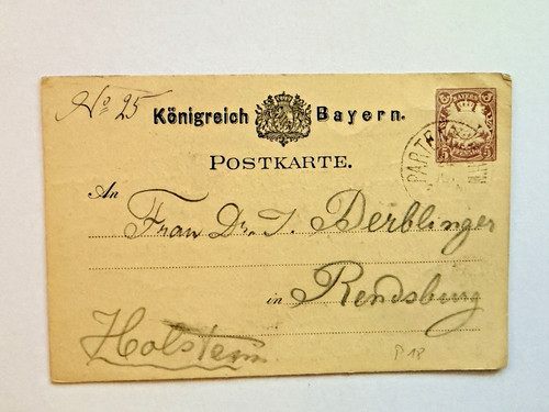 Königreich bayern ganzsache - königreich,