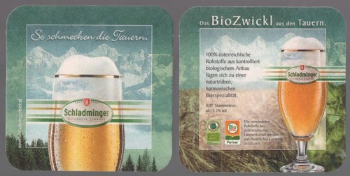 Alter bierdeckel schladminger - bierdeckel,