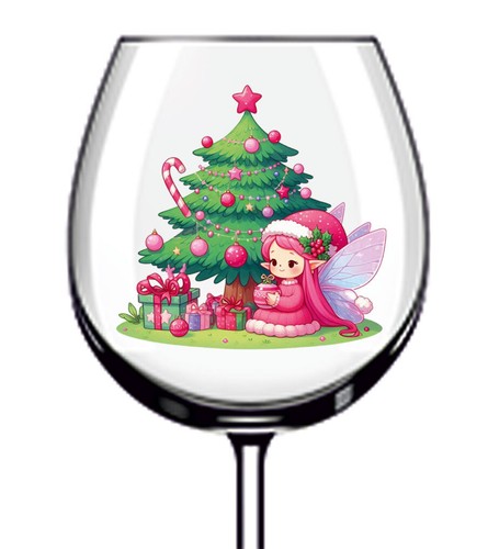 12x rosa cartoon - rosa, weihnachten