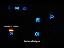 Blaue Schalter Opel Corsa B