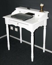 Massivholz Sekretär weiß