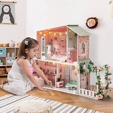 Robud DIY LED Holz Frühlingsgarten 1:6 Puppenhaus Baby Geschenk für 3-6 Jahre