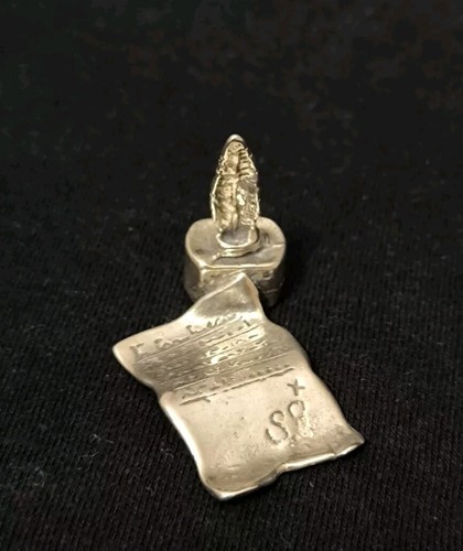 Miniatur figur 800 - figur, silber