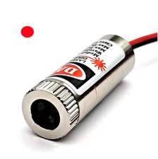 Laser Modul 650nm 5mW 12mm 3-5V Rot Punkt einstellbar fokussierbar Laser