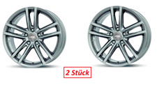 x2 Felgen ORIGINAL Rial X10 7.5Jx17 ET52 5x112 Farbe: Metal Grey NEU