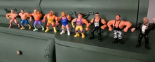 WWF Hasbro Wrestling Figuren Sammlung Vintage #3 Ric Flair, Crush, Hogan 
