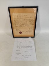 Handwerksbrief Gesellenbrief Kühnitzsch Frankenberg Sachsenburg Niederwiesa 1844