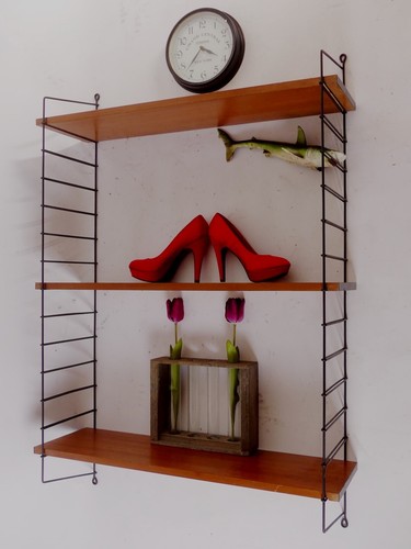 Mid century ladder shelf regal - century,