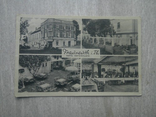 Fraureuth hotel gaststätte - ak,