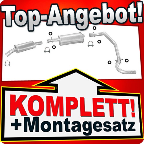 Auspuff fiat ducato 5 - auspuff, 2.5
