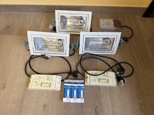 2x Philips MBS 200 HCI HQI Einbau Strahler 70 Watt - Terrarienlampen