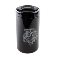 Black Leaf Violettglas mit