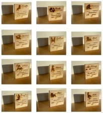 Sternzeichen Holzbild Horoskop