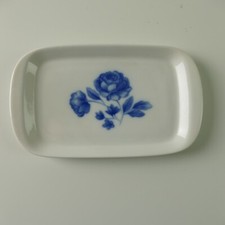 Arzberg Blaue Rose 162 Servierplatte 18x11 cm  KT-113