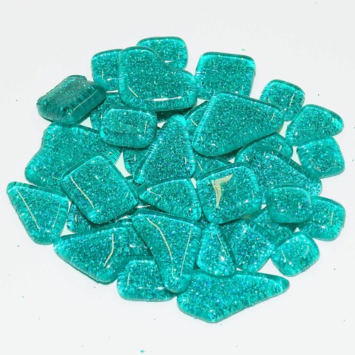 Glassteine mosaik soft - mosaik, türkis