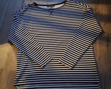 Esprit Langarmshirt, Pulli Schwarz-Weiß gestreift