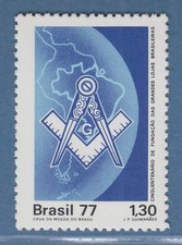Brasilien 1977 freimaurerloge - brasilien,