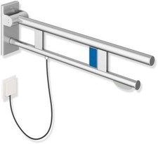 Hewi System 900 Stützklappgriff 900.50.128XA Ausl. 850 mm, Edelstahl matt, NEU