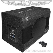 HIFONICS 300 Watt Aktiv-Subwoofer Auto VX-690A 6x9" Mini Bassbox + Verstärker