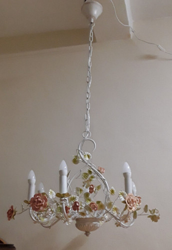 Romantische deckenlampe metall - romantische,
