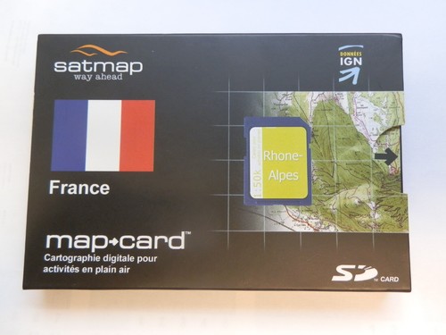Satmap map rhone alpes - satmap,