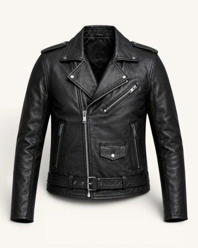 Herren echt schwarz leder - herren,