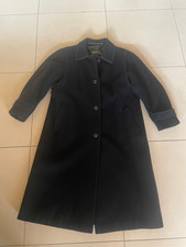 klassischer Woll Mantel, schwarz , Damen , Gr 21 ,Cashmere