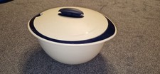 Tupperware Thermo Duo 4,3 Liter  Beige Blau Servieren Warmhalten Tupper Dose