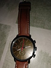 Fossil Herren-Armbanduhr CH-2564, Lederarmband, Braun