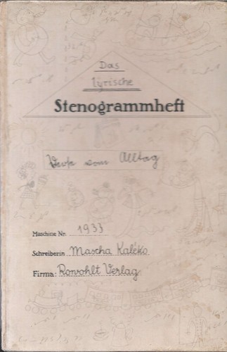 Mascha kaléko das lyrische - das,