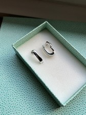 Pierre Lang Ohrringe Creolen silberfarben glanz 