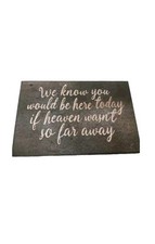 Holz-Gedenkschild Wand Deko Holzschild mit Spruch