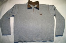 ATLAS FOR MEN GRAU HERREN FLEECE SHIRT PULLOVER Gr. 3XL 58/60 47/48