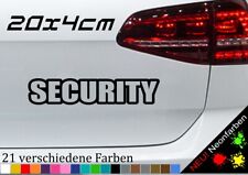 Bodyguard Aufkleber SECURITY Sticker Sicherheitsdienst Türsteher JDM 20x4cm