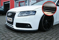 Frontspoilerlippe Schwert für Audi A4 B8 aus ABS mit ABE schwarz glänzend 