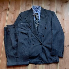 80er~90er Jahre Made in Italy Vintage Setup Anzug Double Frühling/Herbst