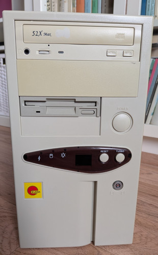 Vintage retro gaming computer
