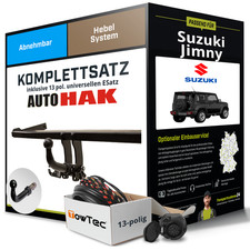 Anhängerkupplung abnehmbar für SUZUKI Jimny +E-Satz AHK NEU ABE