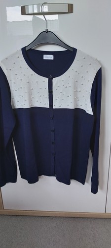 Feines strickjäckchen dklblau - feines,