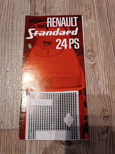 Prospekt renault standard 24ps - prospekt,