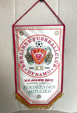 Wimpel Fußball BFC Dynamo DDR ca. 30 x 18 cm 20 Jahre förderndes Mitglied
