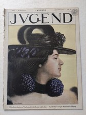 ORIGINAL Zeitschrift JUGEND Hirth 1897 Nr. 34 guter Zustand nach 120 Jahren! (2)