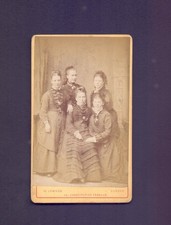 Victorian CDV 5 Mother with 4