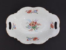 Schale Porzellan gestempelt mit Krone Bavaria und Fs, Art Decó ca. 26,5 x 18 cm