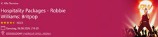 Robbie williams hospitality - robbie,