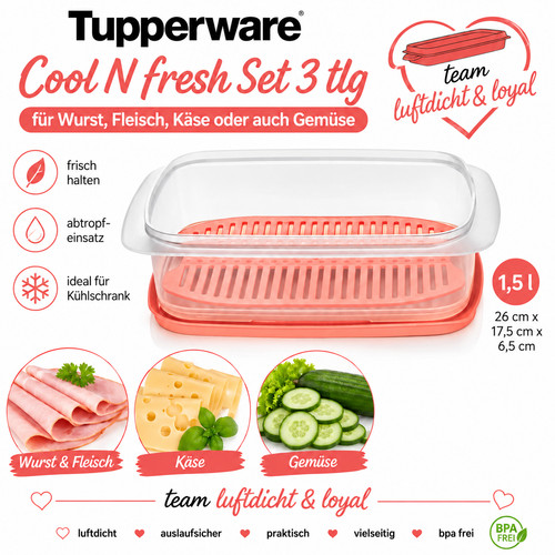 Tupperware cool fresh 5l - cool, 1,5l