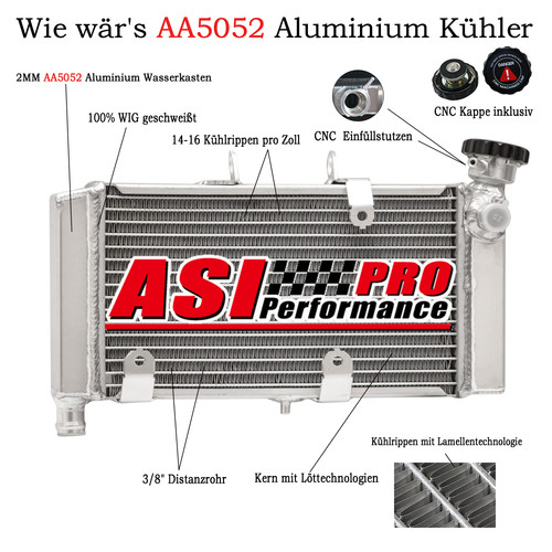 Kühler für honda nc700 - kühler,