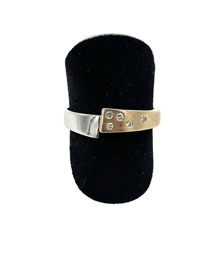 585 14kt bicolor - 585/, ring