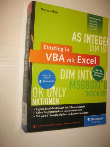 Einstieg vba mit - in,
